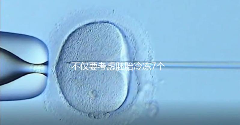 不僅要考慮胚胎冷凍7個月是否可以移植，還要了解受孕率的影響